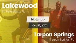 Matchup: Lakewood vs. Tarpon Springs  2017