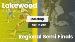 Matchup: Lakewood vs. Regional Semi Finals 2017