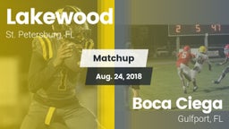 Matchup: Lakewood vs. Boca Ciega  2018