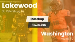 Matchup: Lakewood vs. Washington  2019