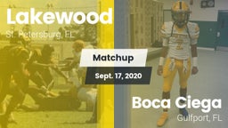 Matchup: Lakewood vs. Boca Ciega  2020