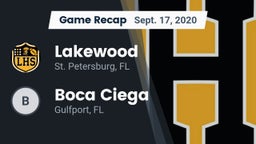 Recap: Lakewood  vs. Boca Ciega  2020