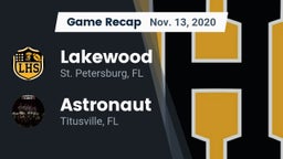 Recap: Lakewood  vs. Astronaut  2020