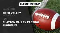Recap: Deer Valley  vs. Clayton Valley Passing League #1 2017
