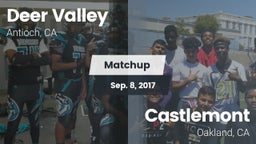 Matchup: Deer Valley vs. Castlemont  2017