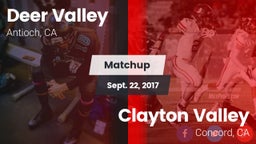 Matchup: Deer Valley vs. Clayton Valley  2017