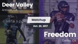 Matchup: Deer Valley vs. Freedom  2017