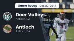 Recap: Deer Valley  vs. Antioch  2017