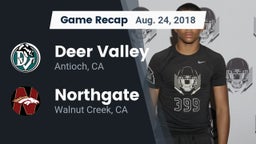 Recap: Deer Valley  vs. Northgate  2018