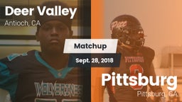 Matchup: Deer Valley vs. Pittsburg  2018