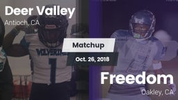 Matchup: Deer Valley vs. Freedom  2018