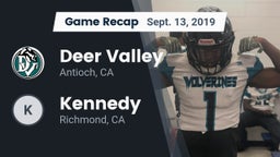 Recap: Deer Valley  vs. Kennedy  2019