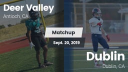 Matchup: Deer Valley vs. Dublin  2019