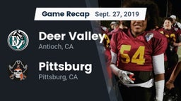 Recap: Deer Valley  vs. Pittsburg  2019