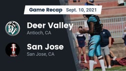 Recap: Deer Valley  vs. San Jose  2021