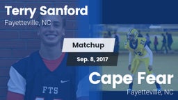 Matchup: Sanford vs. Cape Fear  2017