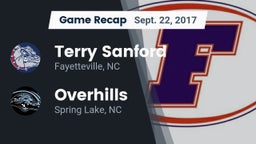 Recap: Terry Sanford  vs. Overhills  2017