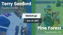 Matchup: Sanford vs. Pine Forest  2017