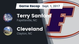 Recap: Terry Sanford  vs. Cleveland  2017