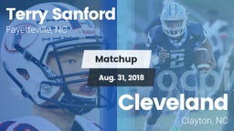 Matchup: Sanford vs. Cleveland  2018