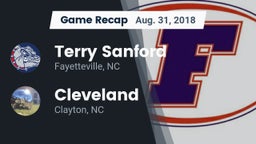 Recap: Terry Sanford  vs. Cleveland  2018