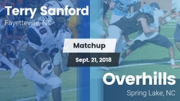 Matchup: Sanford vs. Overhills  2018