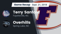 Recap: Terry Sanford  vs. Overhills  2018