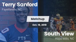 Matchup: Sanford vs. South View  2018