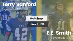 Matchup: Sanford vs. E.E. Smith  2018
