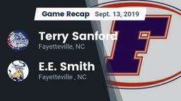 Recap: Terry Sanford  vs. E.E. Smith  2019