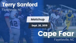Matchup: Sanford vs. Cape Fear  2019