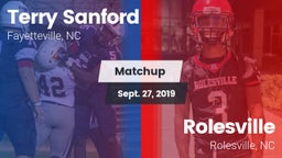 Matchup: Sanford vs. Rolesville  2019