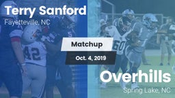 Matchup: Sanford vs. Overhills  2019