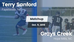 Matchup: Sanford vs. Grays Creek  2019