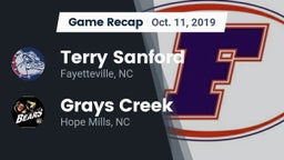 Recap: Terry Sanford  vs. Grays Creek  2019