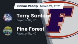 Recap: Terry Sanford  vs. Pine Forest  2021