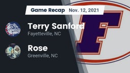 Recap: Terry Sanford  vs. Rose  2021