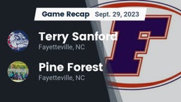 Recap: Terry Sanford  vs. Pine Forest  2023