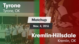 Matchup: Tyrone vs. Kremlin-Hillsdale  2016