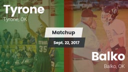 Matchup: Tyrone vs. Balko  2017