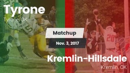 Matchup: Tyrone vs. Kremlin-Hillsdale  2017