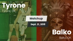 Matchup: Tyrone vs. Balko  2018