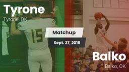 Matchup: Tyrone vs. Balko  2019