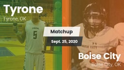 Matchup: Tyrone vs. Boise City  2020