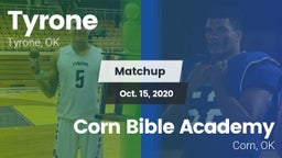 Matchup: Tyrone vs. Corn Bible Academy  2020