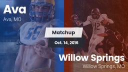 Matchup: Ava vs. Willow Springs  2016