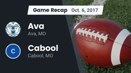 Recap: Ava  vs. Cabool  2017