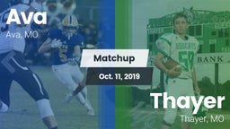 Matchup: Ava vs. Thayer  2019