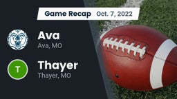 Recap: Ava  vs. Thayer  2022