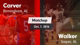 Matchup: Carver vs. Walker  2016